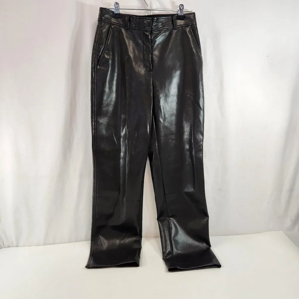 Babaton Faux Leather Pants Size  6